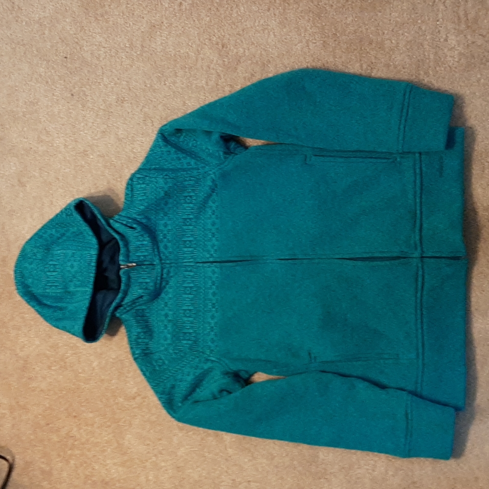 Patagonia Women's Icelandic Hooded Better Sweater Full Zip Blue